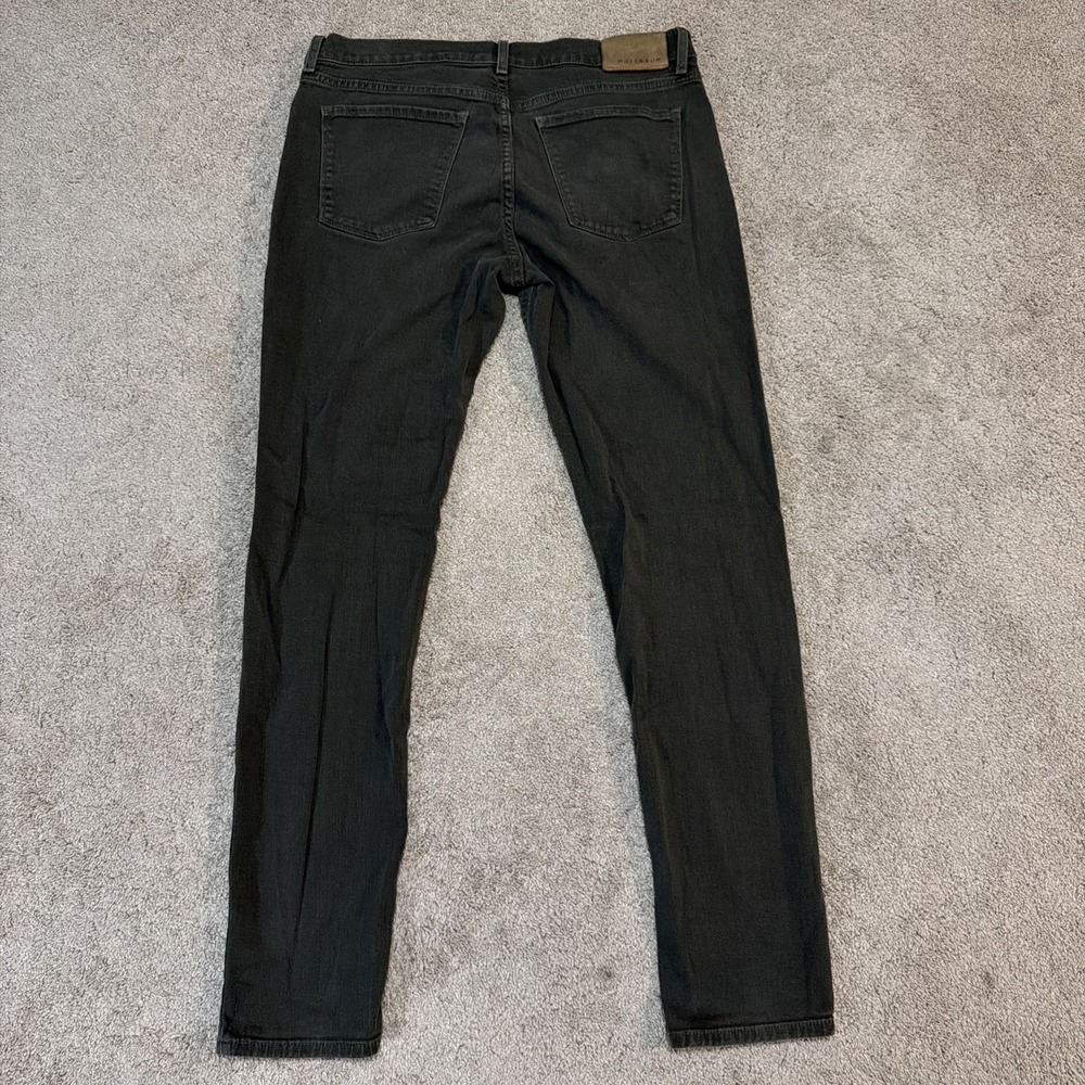 Mott & Bow Skinny Fit Pants Mens 33(34)x32 Green Stretch Chino 5-Pocket - Picture 6 of 10
